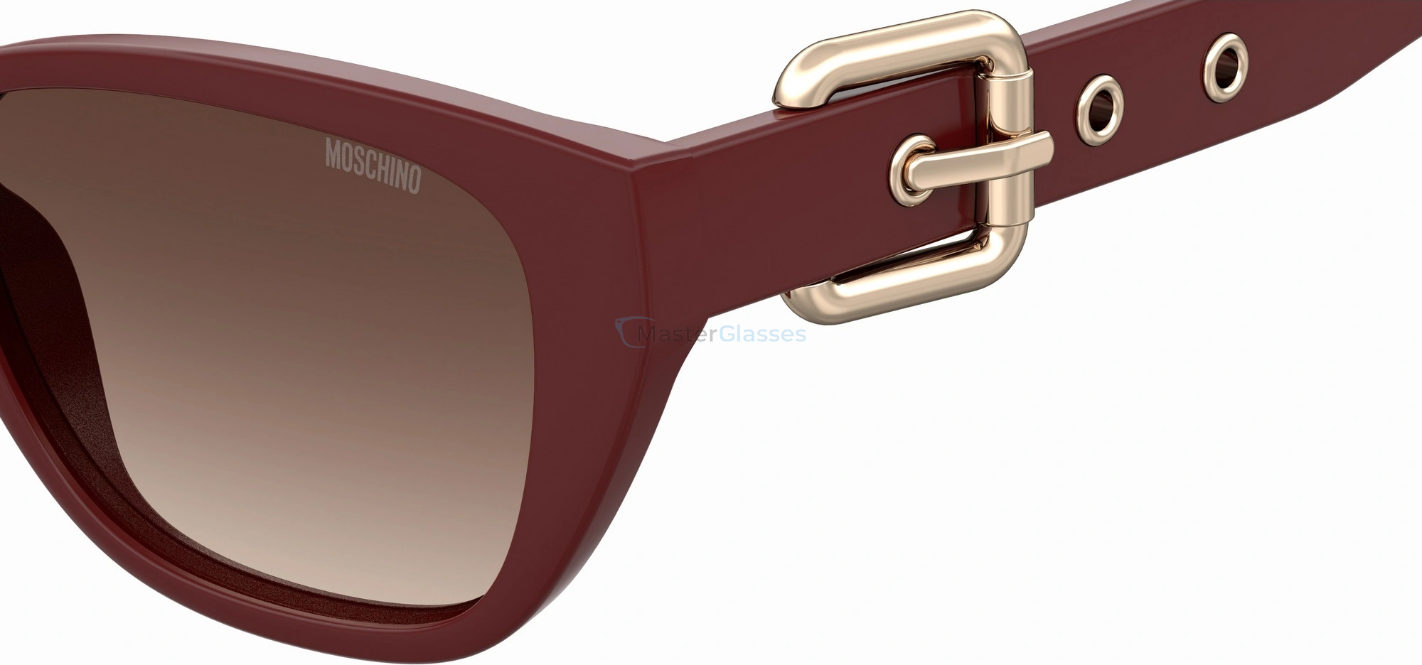   MOSCHINO MOS130/S LHF,  BURGUNDY, BROWN SF