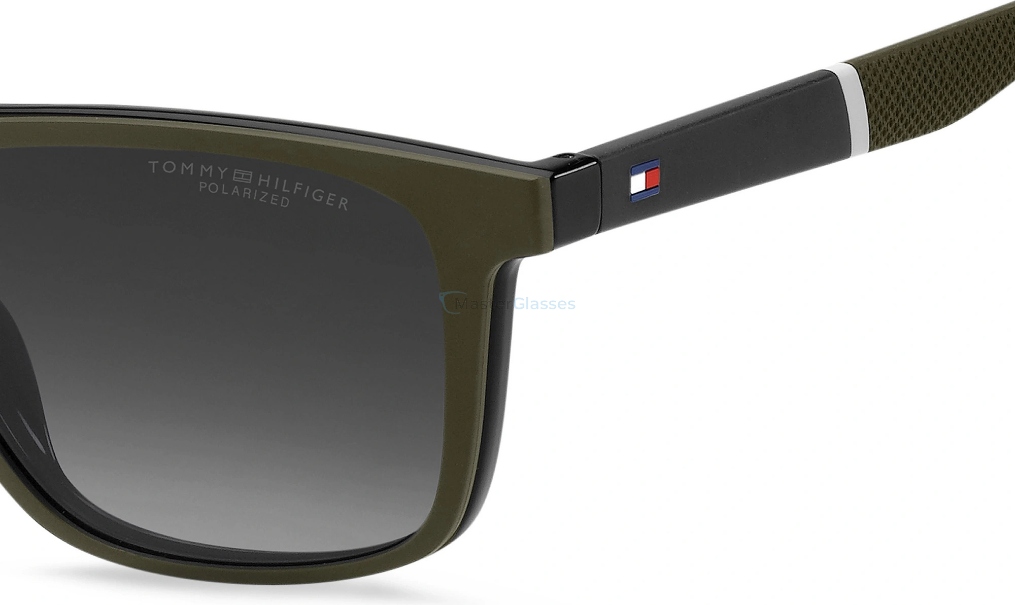     TOMMY HILFIGER TH 1903/CS TCG,  BLACK KHAKI, GREY SHADED POLARIZED