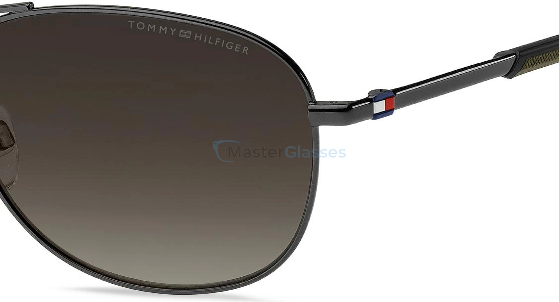   TOMMY HILFIGER TH 2023/S KJ1,  DARK RUTHENIUM, BROWN SHADED