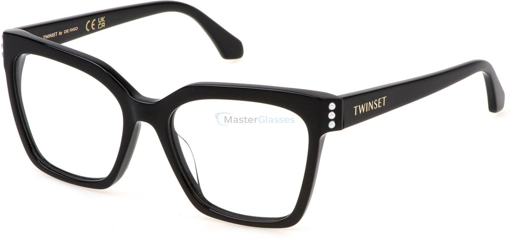  TWINSET VTW051V 700,  SHINY BLACK, CLEAR