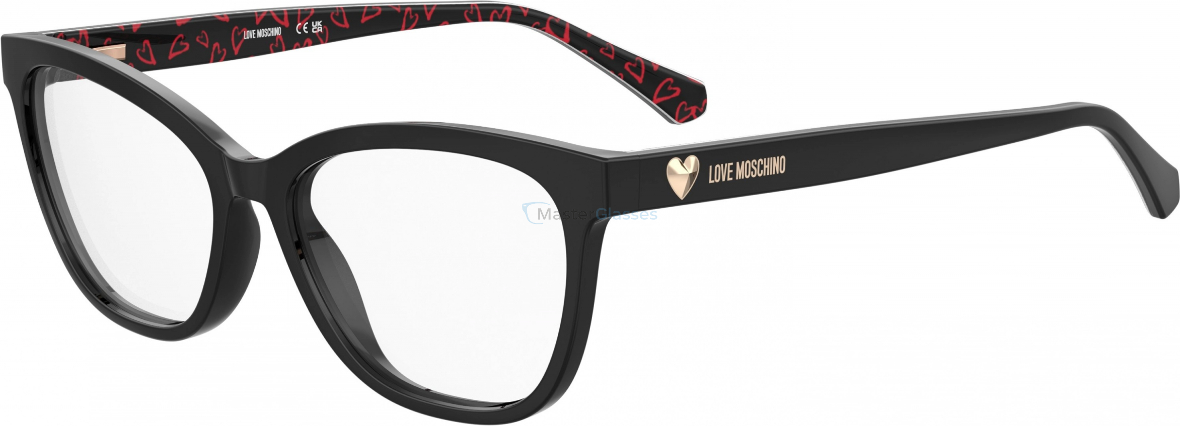  MOSCHINO LOVE MOL639 INA BLACK PATTERN BLACK