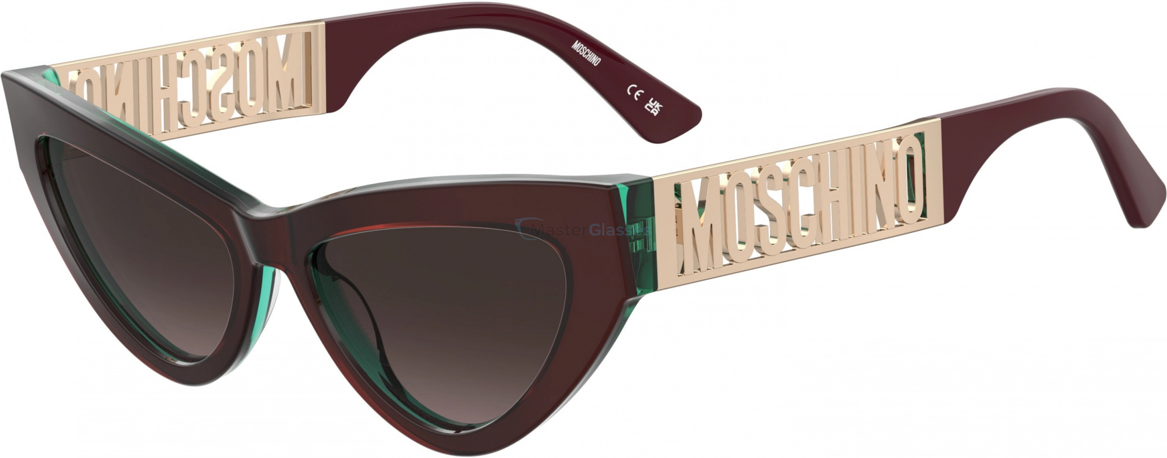   Moschino MOS170/S B17 Metalized Burgundy