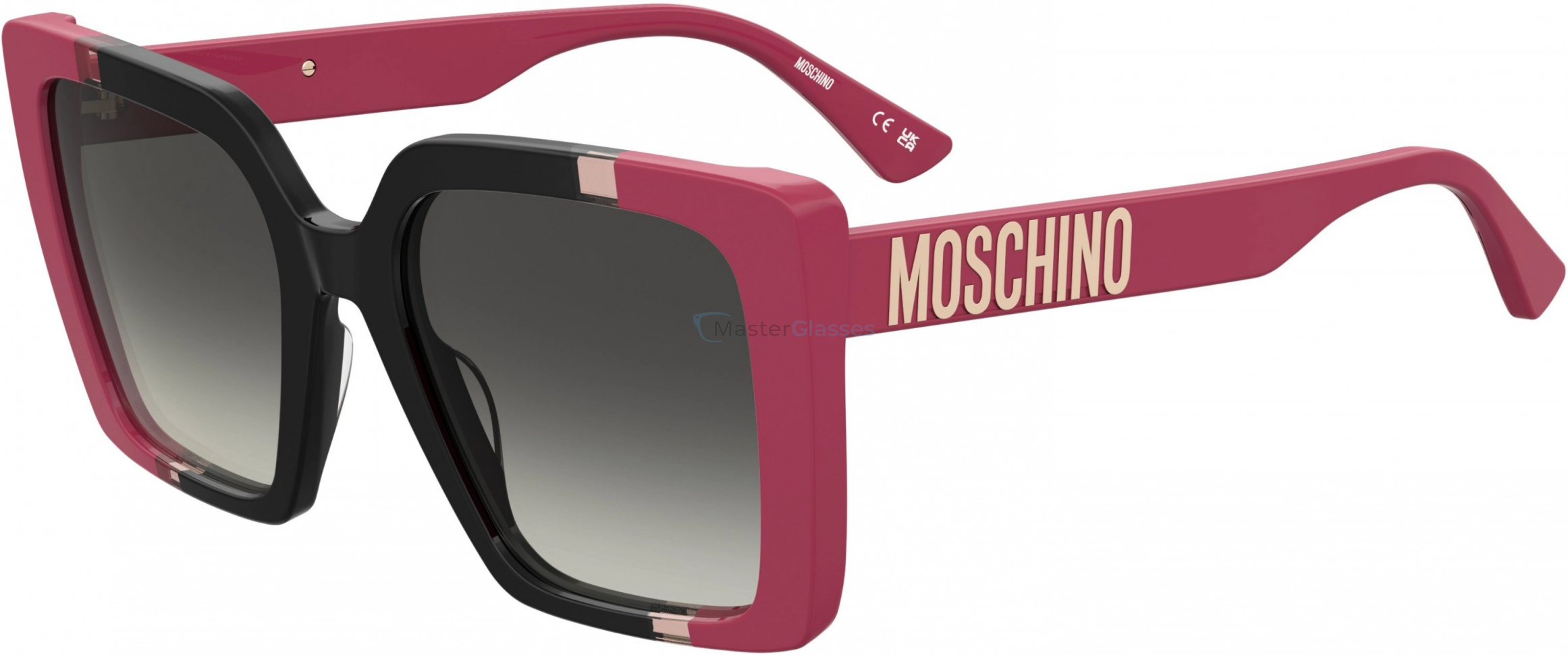 Солнцезащитные очки MOSCHINO MOS172/S EWW Fuchsia Black