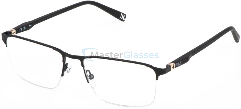  FILA VFI877 531,  TOTAL SEMI MATT BLACK, CLEAR