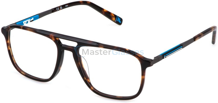  FILA VFI881 4BLY,  DARK HAVANA, CLEAR