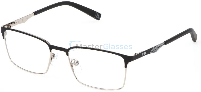  FILA VFI886L 583,  PALLADIUM W/SHINY BLACK PARTS, CLEAR