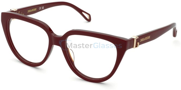  ZADIG VOLTAIRE VZV424 9FH,  SHINY FULL BORDEAUX, CLEAR