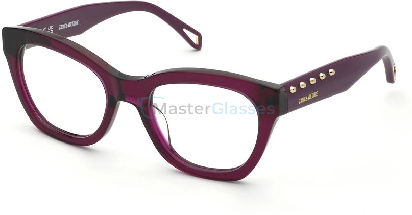  ZADIG VOLTAIRE VZV430 AFD,  SHINY TRANSP.RASPBERRY, CLEAR