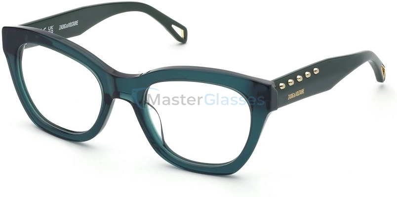  ZADIG VOLTAIRE VZV430 J80,  TRANSP.PETROLEUM GREEN, CLEAR