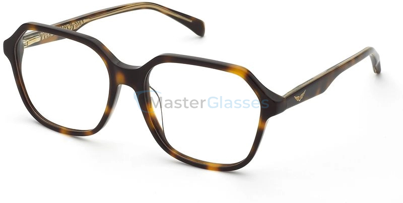  ZADIG VOLTAIRE VZV435 752,  SHINY DARK HAVANA, CLEAR