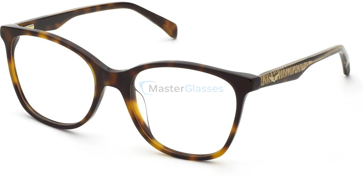  ZADIG VOLTAIRE VZV434 752,  SHINY DARK HAVANA, CLEAR