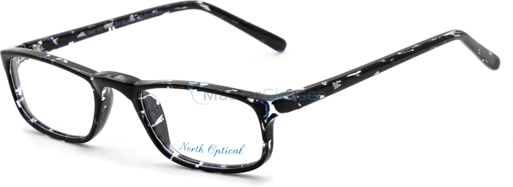  NORTH OPTICAL NO1004,  BLACK, CLEAR