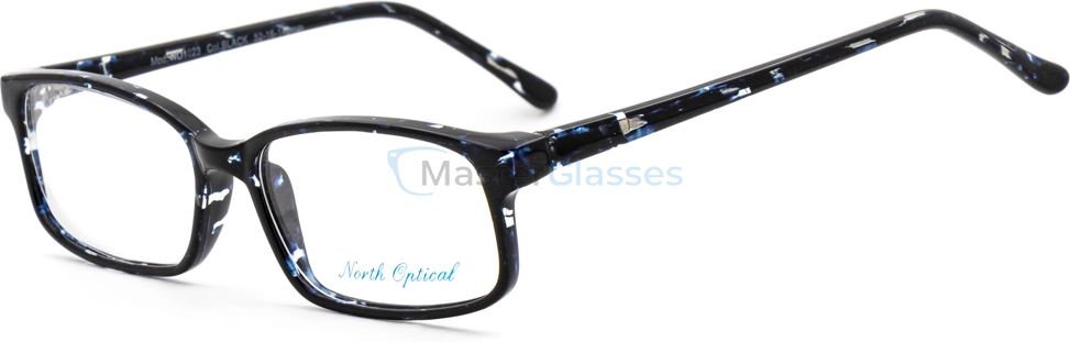  NORTH OPTICAL NO1023,  BLACK, CLEAR