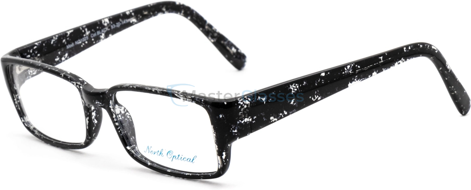  NORTH OPTICAL NO1025,  BLACK, CLEAR