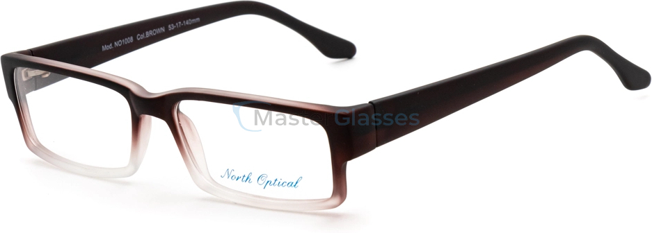  NORTH OPTICAL NO1008,  BROWN, CLEAR