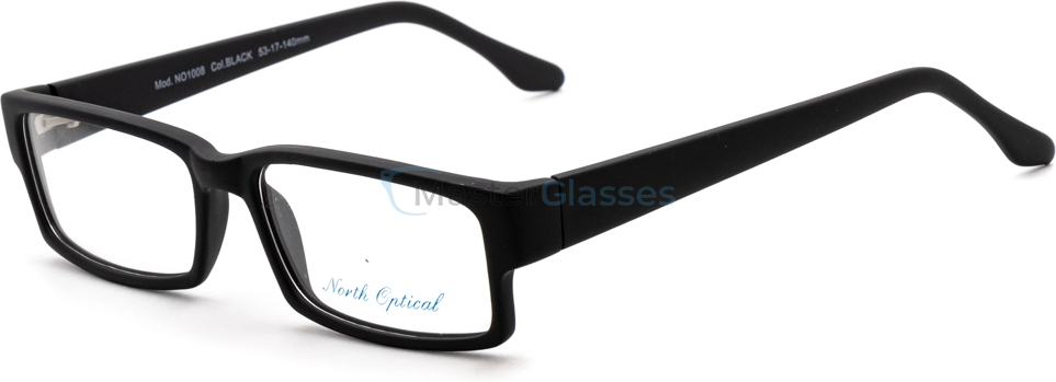  NORTH OPTICAL NO1008,  BLACK, CLEAR