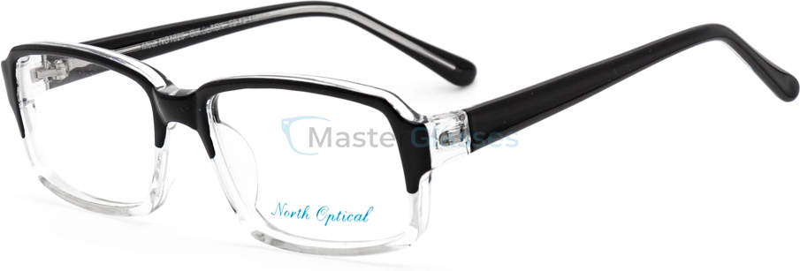  NORTH OPTICAL NO1026,  BLACK, CLEAR