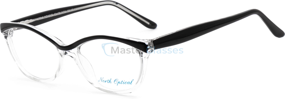  NORTH OPTICAL NO1017,  BLACK, CLEAR