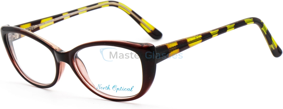  NORTH OPTICAL NO1018,  BROWN, CLEAR