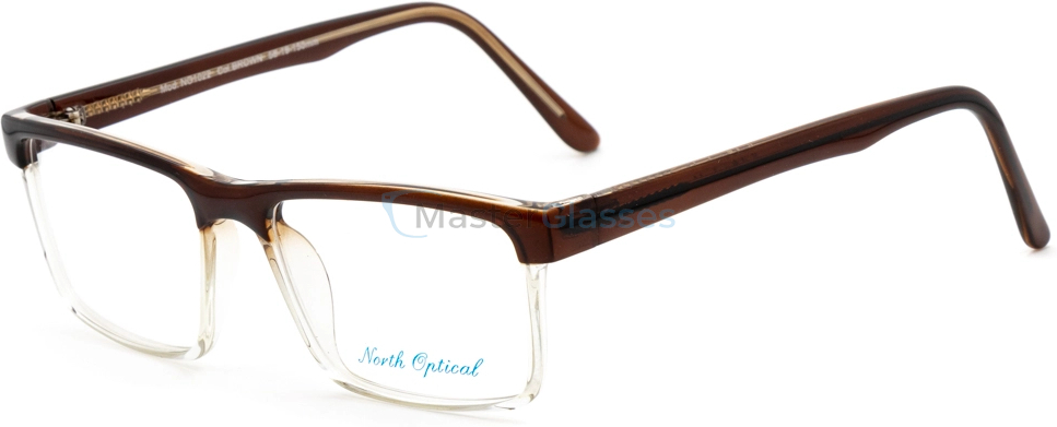  NORTH OPTICAL NO1022,  BROWN, CLEAR