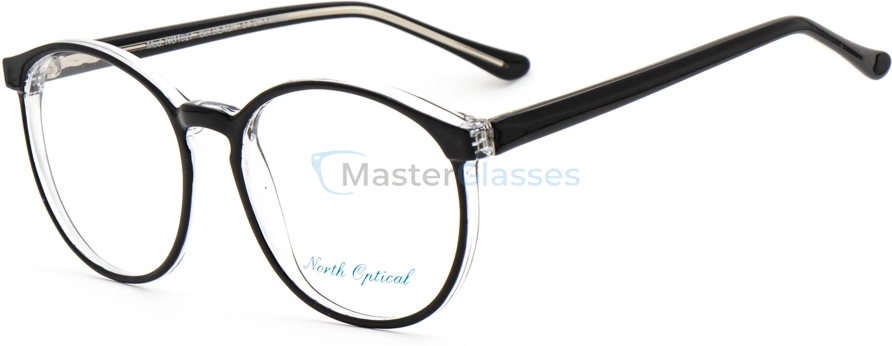  NORTH OPTICAL NO1027,  BLACK, CLEAR