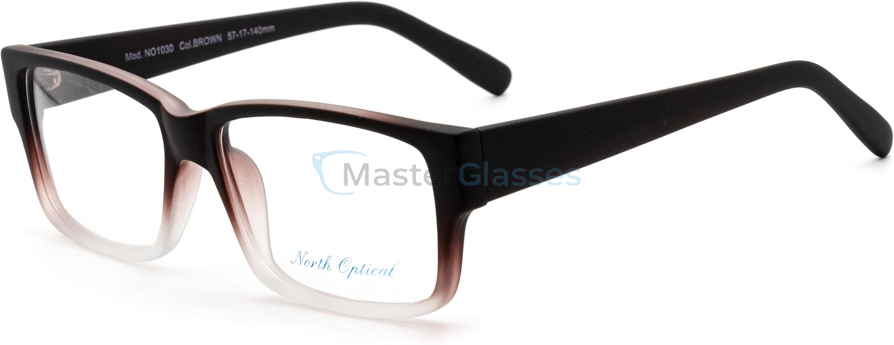  NORTH OPTICAL NO1030,  BROWN, CLEAR