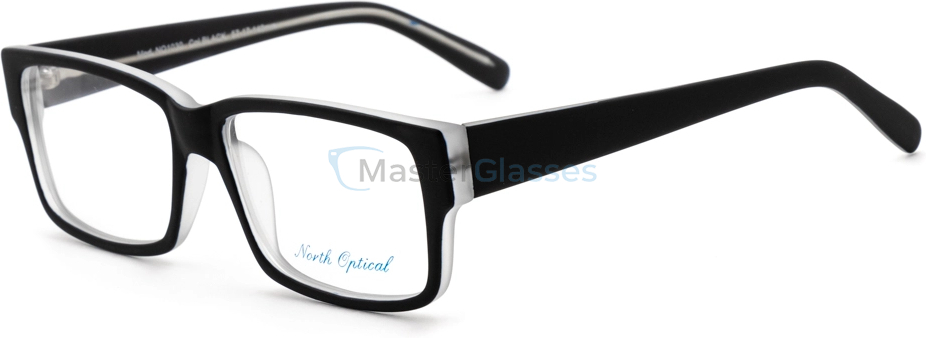  NORTH OPTICAL NO1030,  BLACK, CLEAR