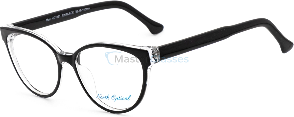  NORTH OPTICAL NO1031,  BLACK, CLEAR