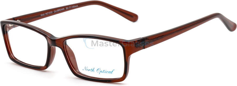  NORTH OPTICAL NO1033,  BROWN, CLEAR