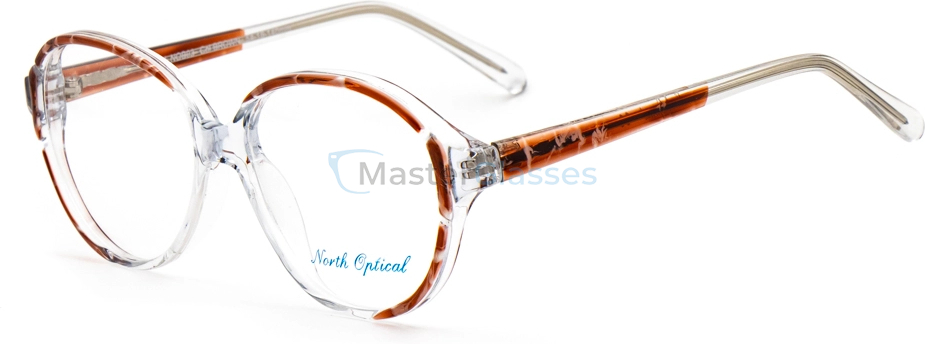  NORTH OPTICAL NOB03,  BROWN, CLEAR