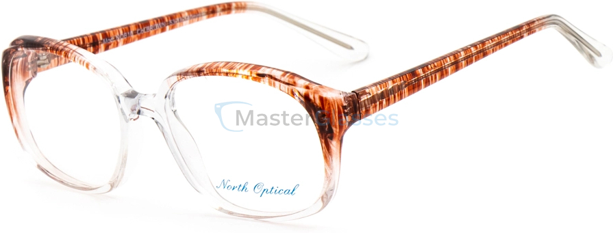  NORTH OPTICAL NOB10,  BROWN, CLEAR