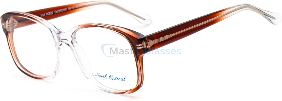  NORTH OPTICAL NOB22,  BROWN, CLEAR