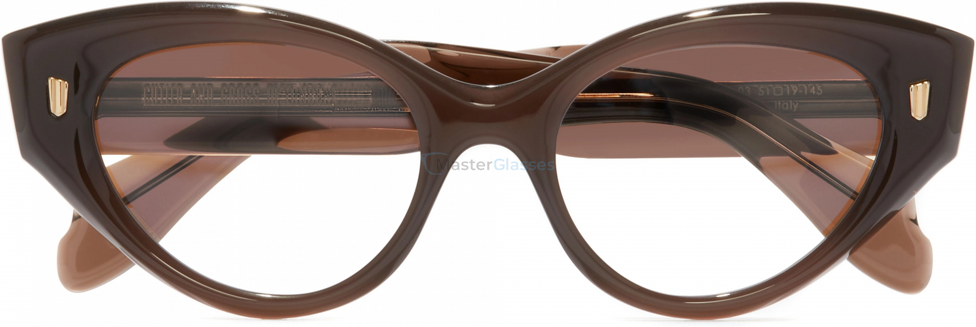  CUTLER GROSS CGOP-1417 03,  BROWN CRYSTAL, CLEAR