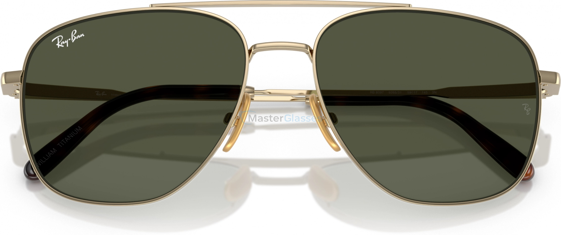   Ray-Ban WILLIAM TITANIUM RB8097 926531 Gold