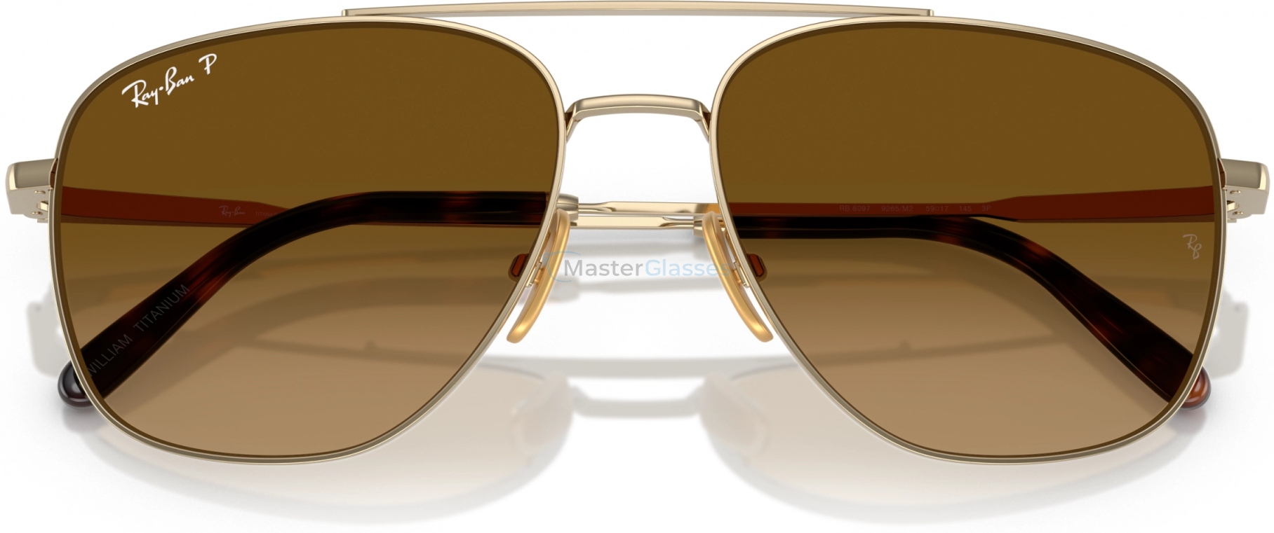   Ray-Ban WILLIAM TITANIUM RB8097 9265M2 Gold