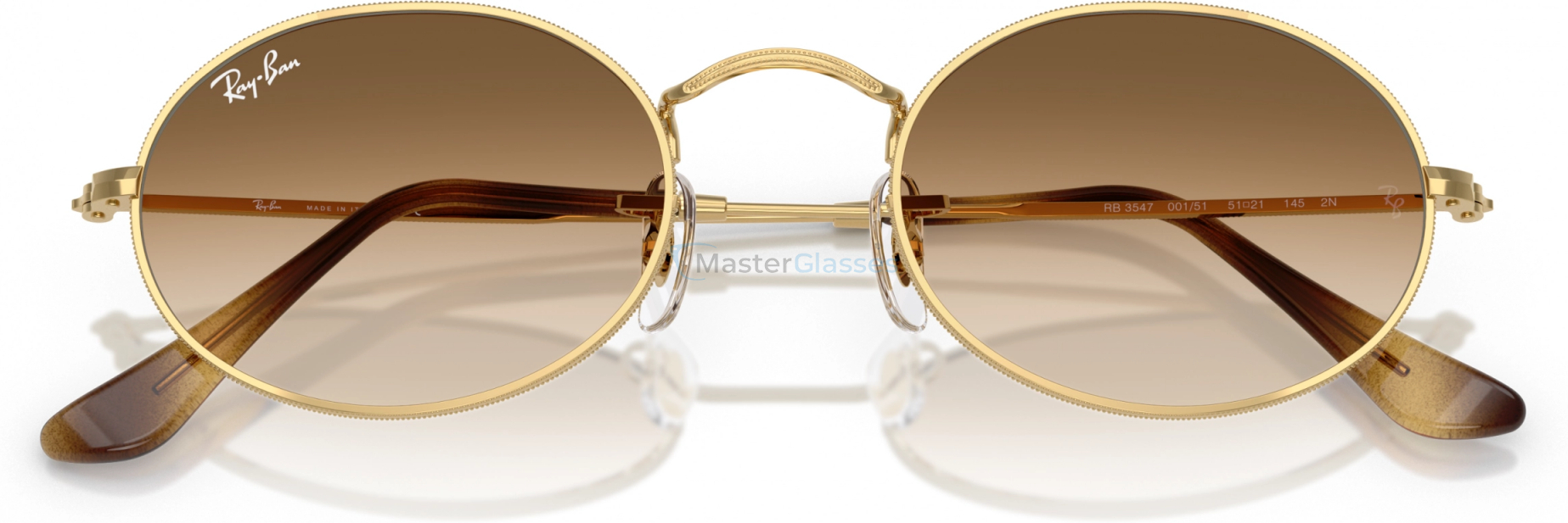   Ray-Ban OVAL RB3547 001/51 Gold