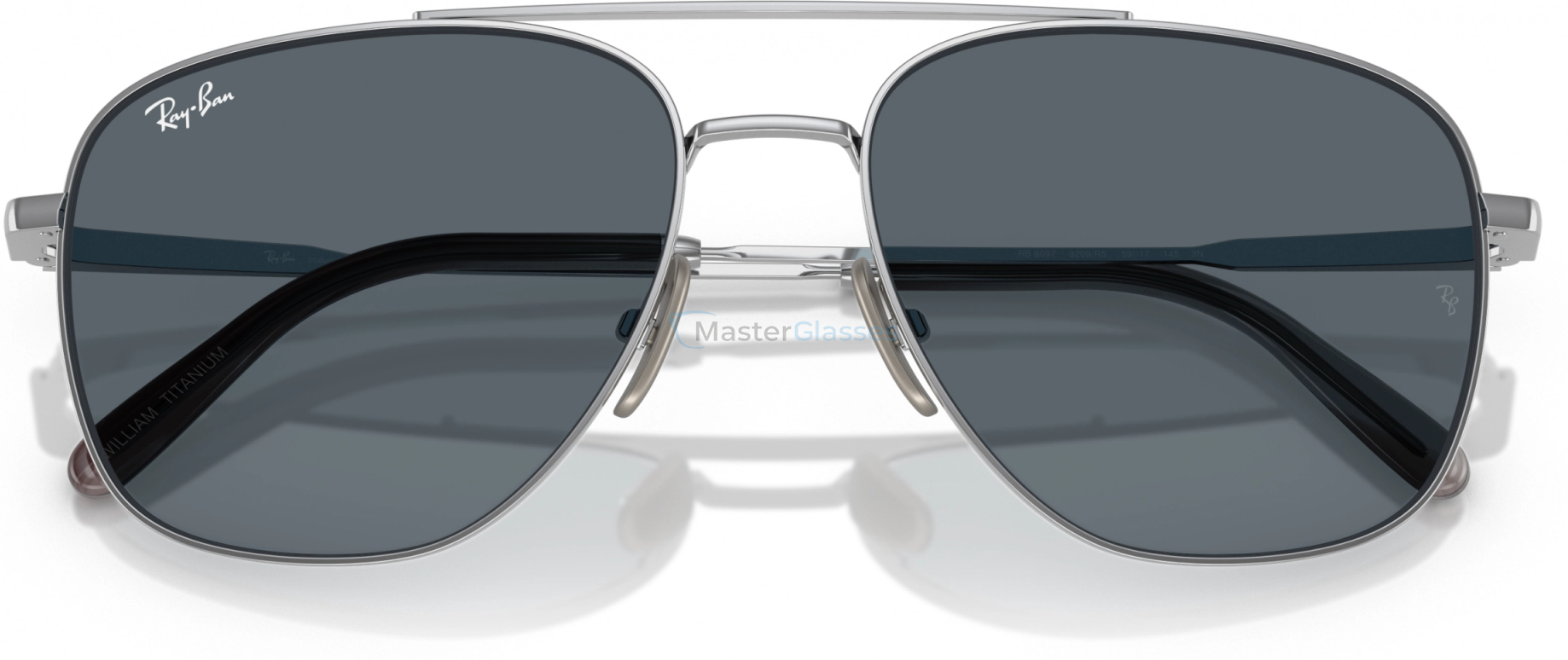   Ray-Ban WILLIAM TITANIUM RB8097 9209R5 Silver