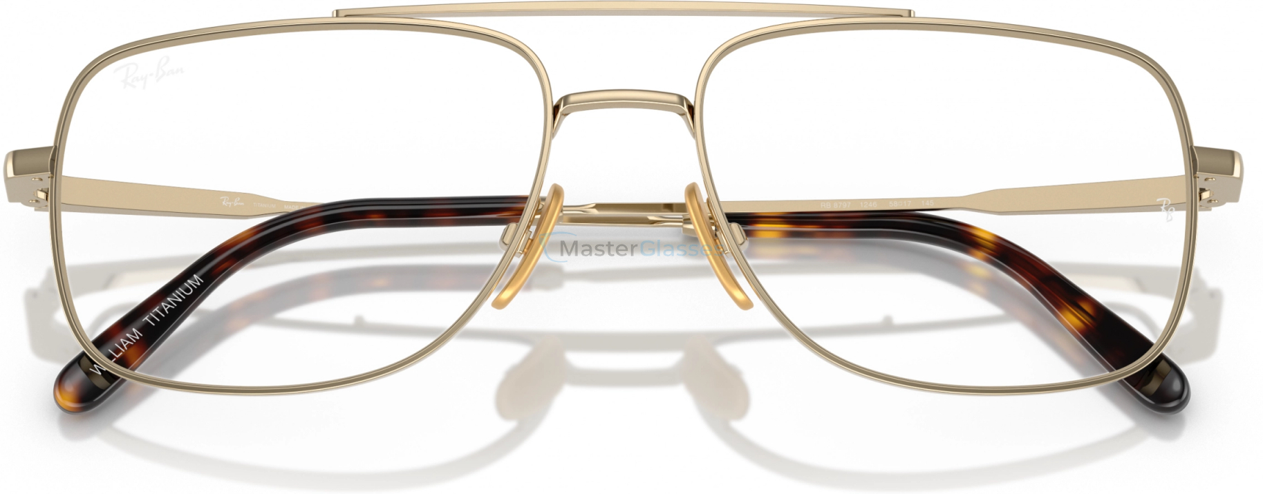  Ray-Ban WILLIAM TITANIUM RX8797 1246 Gold