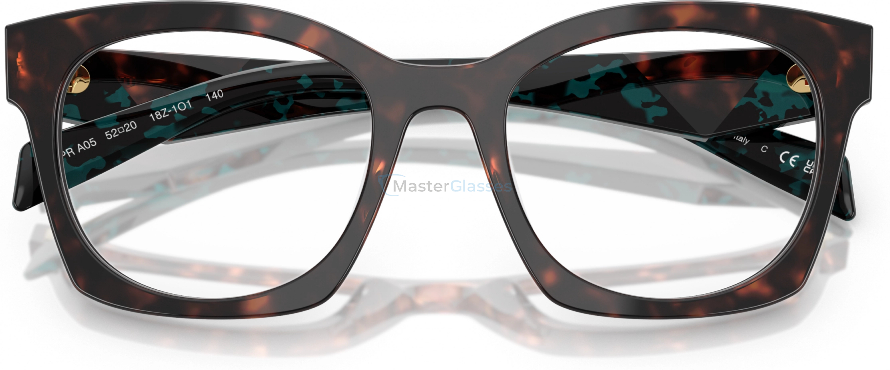  Prada PR A05V 18Z1O1 Tortoise