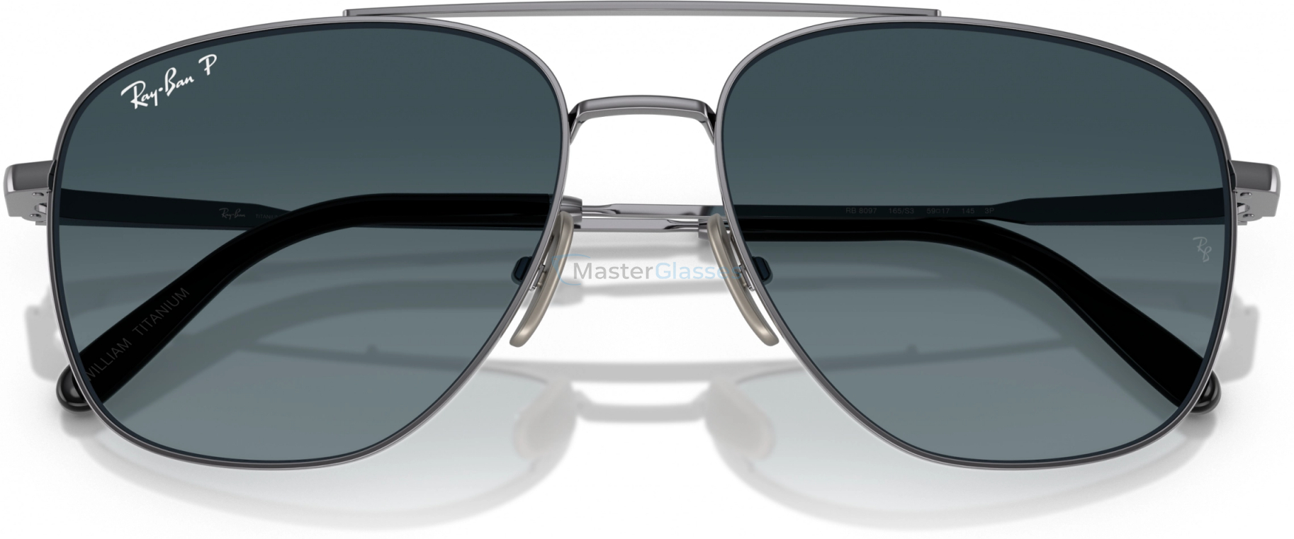   Ray-Ban WILLIAM TITANIUM RB8097 165/S3 Grey