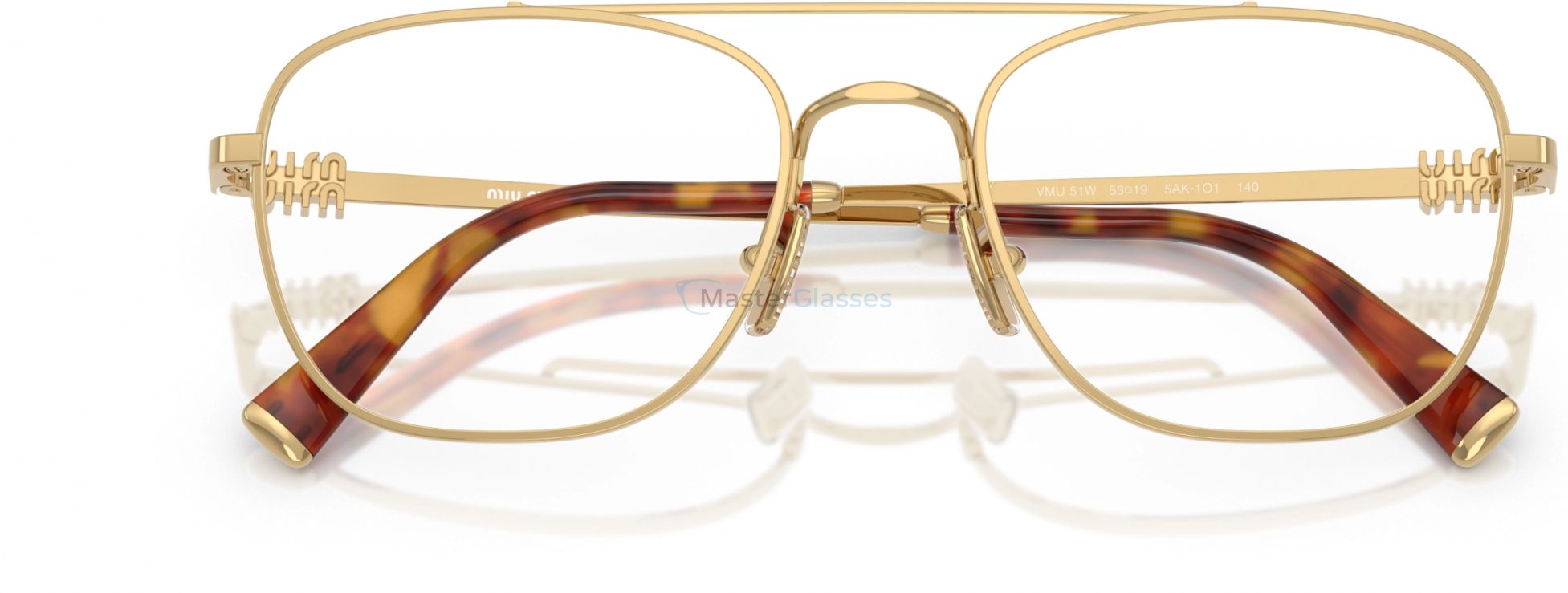 Оправа Miu Miu MU 51WV 5AK1O1 Gold