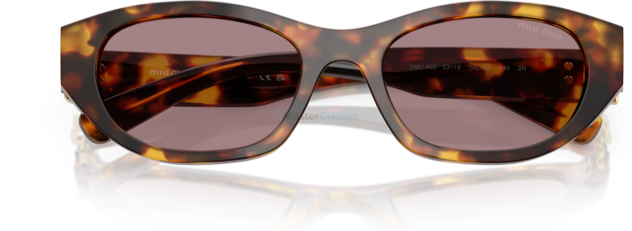   Miu Miu MU A03S 14L20I Tortoise