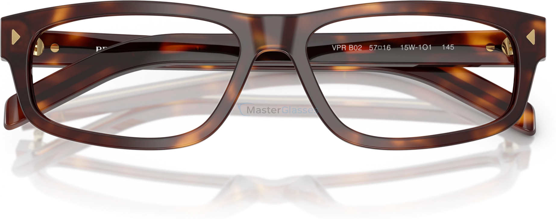  Prada PR B02V 15W1O1 Tortoise
