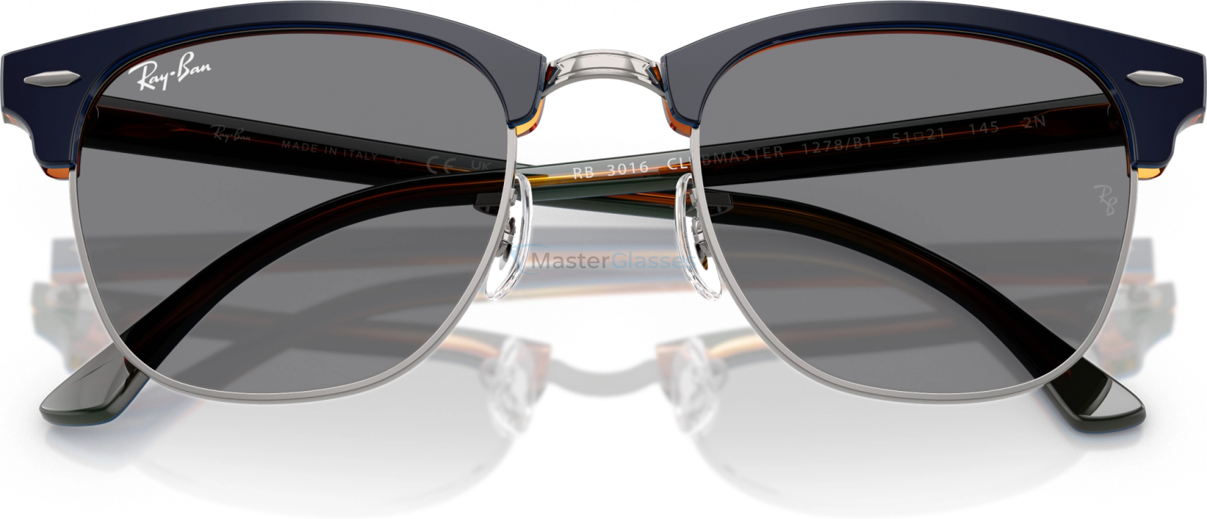   Ray-Ban CLUBMASTER RB3016 1278B1 Grey
