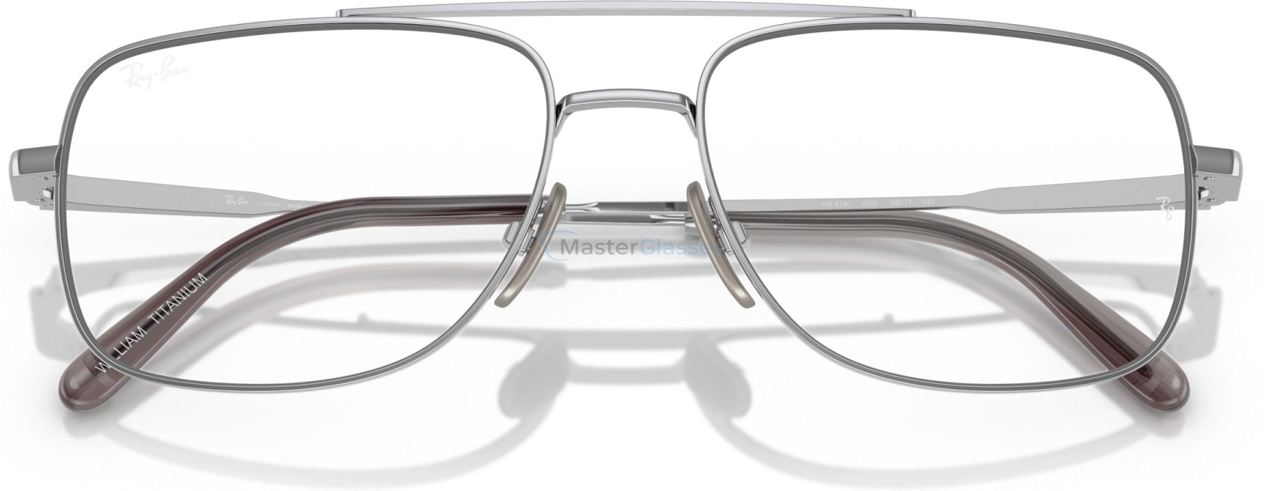  Ray-Ban WILLIAM TITANIUM RX8797 1002 Silver