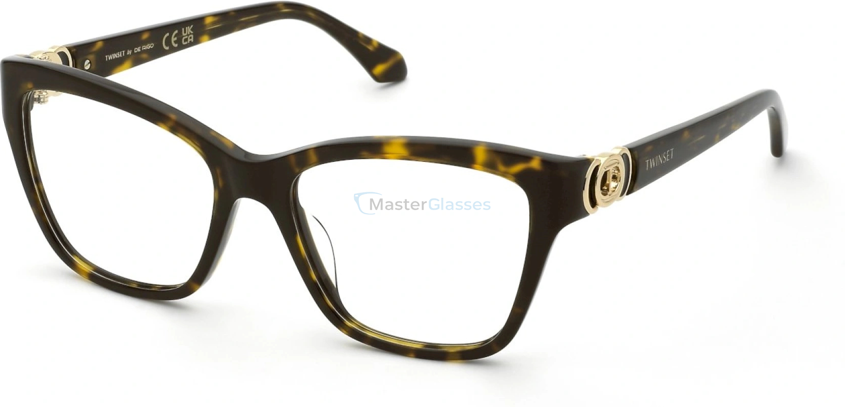  TWINSET VTW072 781,  SHINY BROWN-YELLOW HAVANA, CLEAR