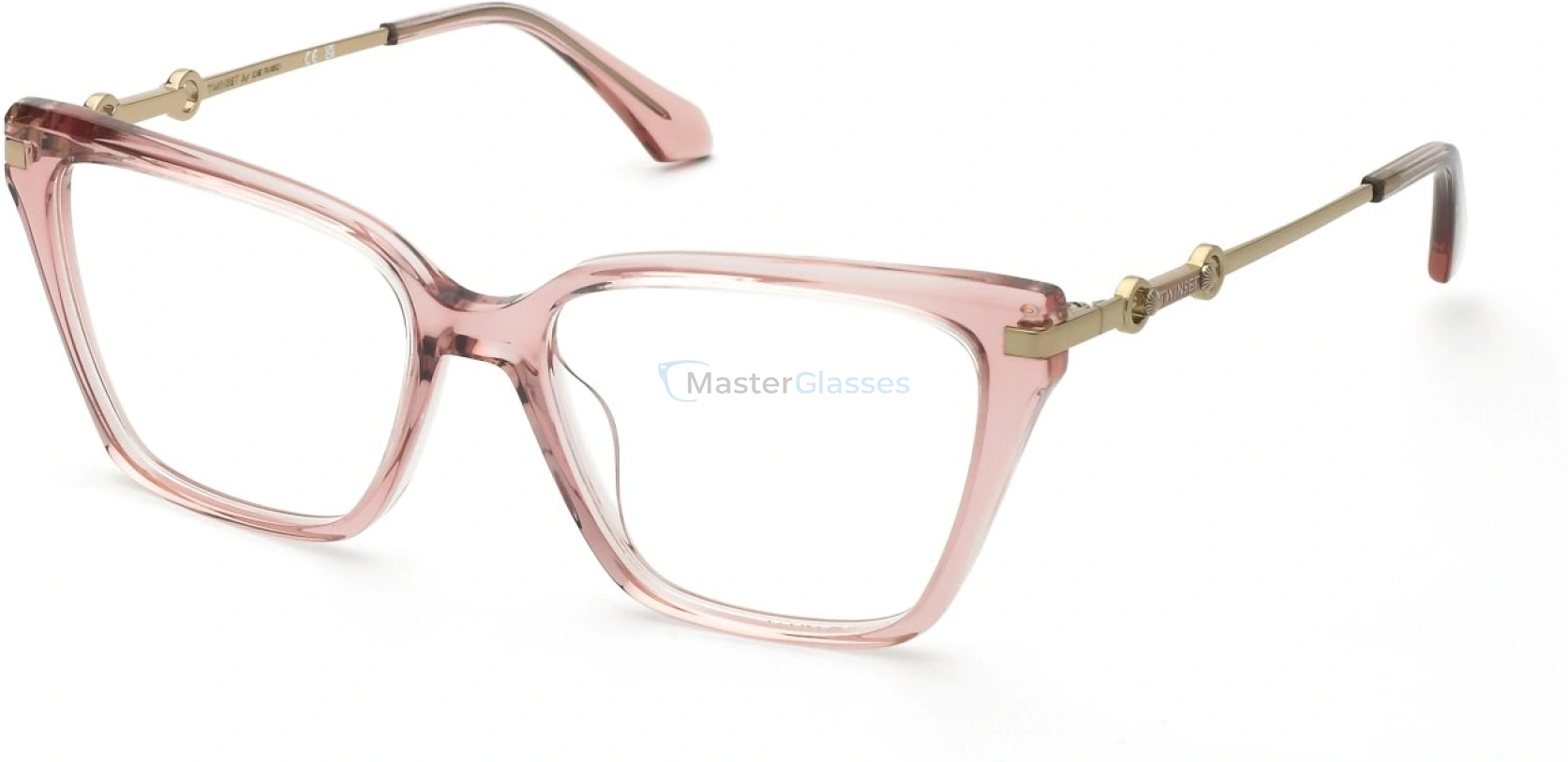  TWINSET VTW080 776,  SHINY TRANSPARENT PINK, CLEAR