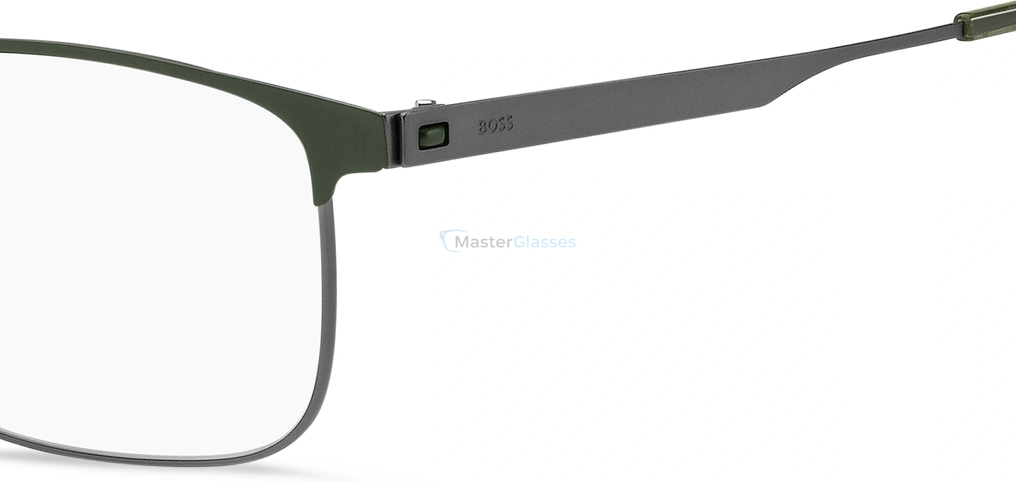  HUGO BOSS 1644 EAN Matte Green Ruthenium