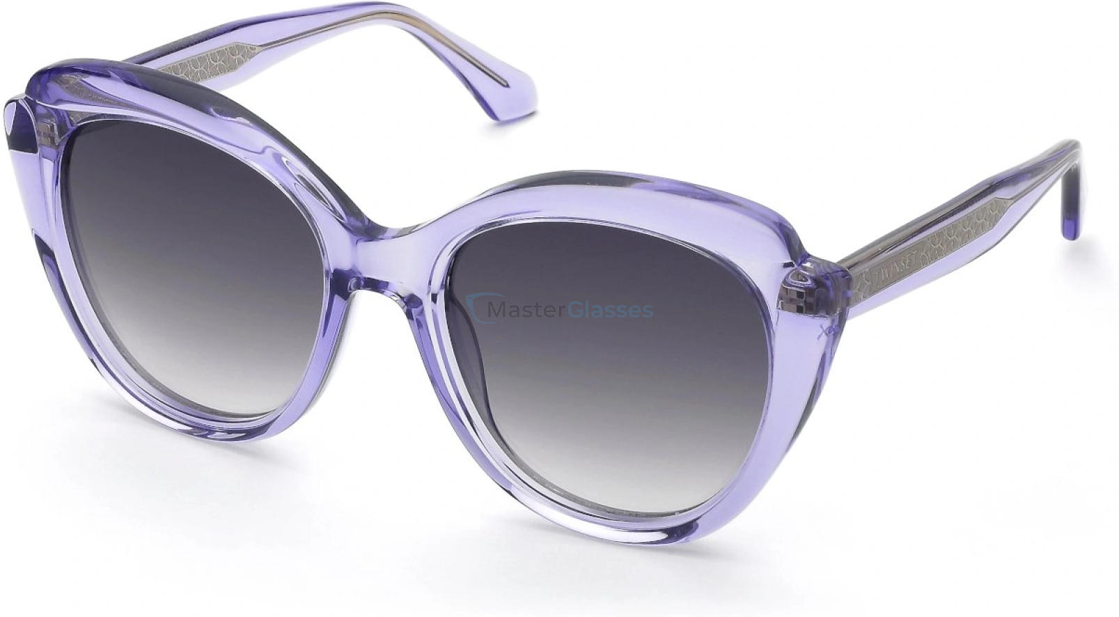   TWINSET STW070V 9PX,  SHINY TRANSP.VIOLET, BLUE GRADIENT