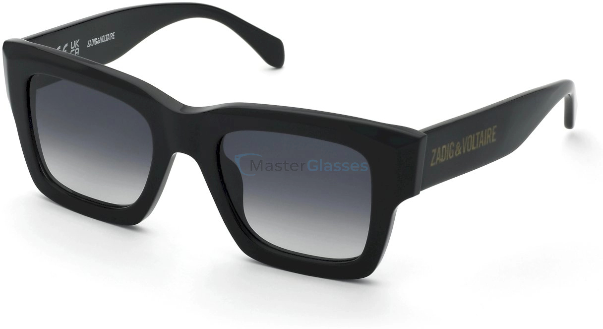   ZADIG VOLTAIRE SZV421 700,  SHINY BLACK, SMOKE GRADIENT